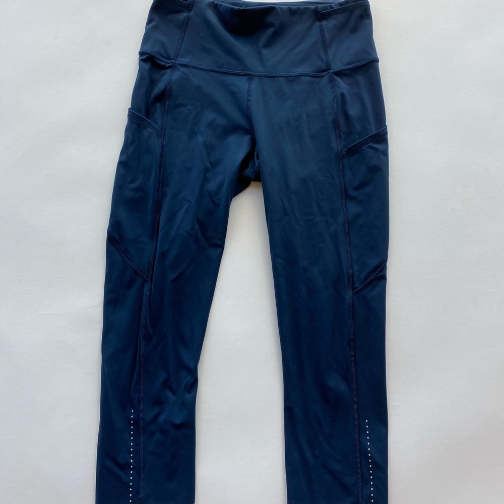 Lululemon leggings Navy Barely worn